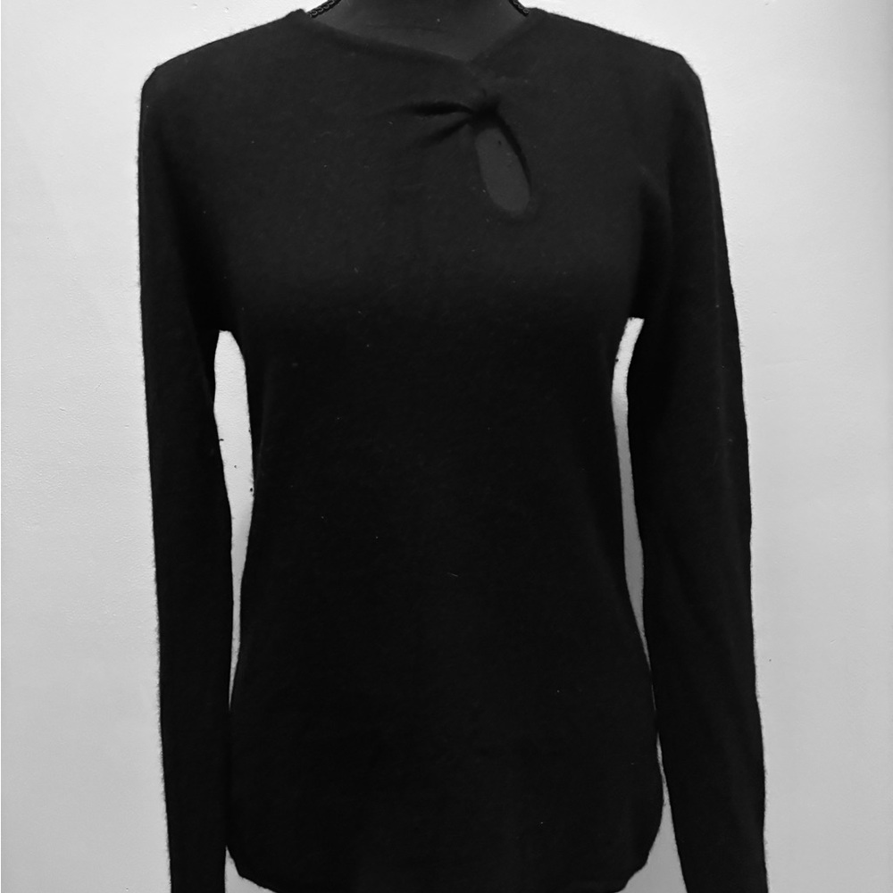 Philosophy Black Cashmere Sweater